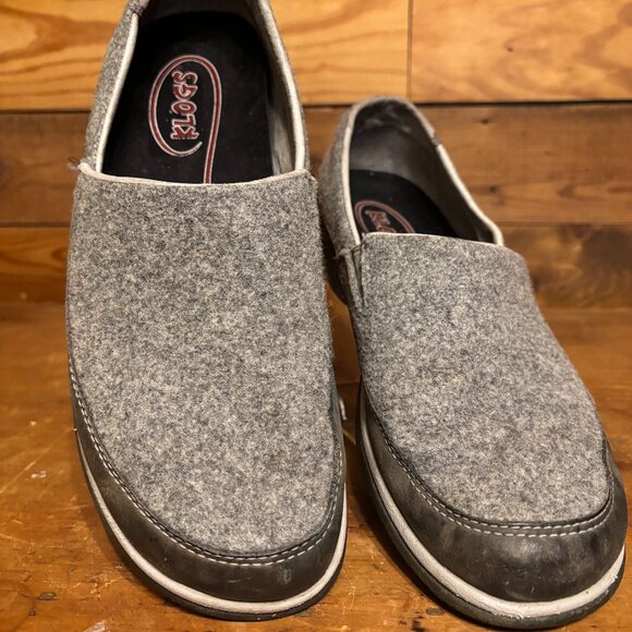 Chacos Gray Felt Shoes Men's Size 11 - Picture 1 of 7